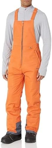 Arctix Men's Essential Insulated Bib Overalls, Burnt Ginger, Medium/32" Inseam