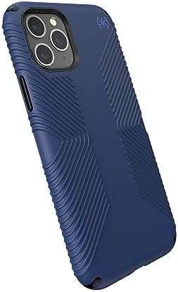 Speck Products Presidio2 Grip Case, Compatible with iPhone 11 PRO, Coastal Blue/Black/Black/Storm Blue