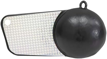 Extreme Max 3006.6981 Coated Pancake Downrigger Weight - 8 lbs. with Silver Flash