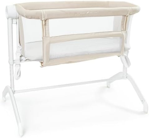 Baby Delight Beside Me Wink Bassinet | Bedside Sleeper | 7-Position Height Adjustment | Organic Oat
