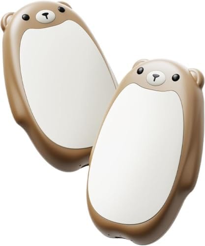 SWEETFULL Hand Warmers Rechargeable, 2-in-1 Magnetic Bear Electric - Brown