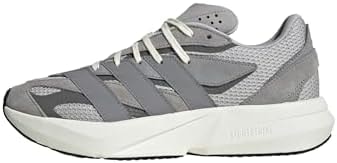 adidas Mens Lightstride Sportswear, Grey/Grey/Iron Metallic, 5