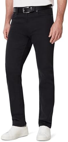 Amazon Essentials Men's Garment Dyed Five Pocket Pants, Black, 29W x 34L