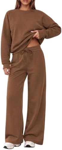 PRETTYGARDEN 2 Piece Lounge Sets Fall Matching Sweatsuits Women Clothing