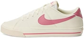 Nike Women's Court Legacy Next Nature Shoes, Pale Ivory/Peony-Chalk, 7