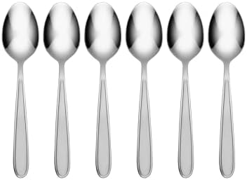 Oneida H001006AL20 Jordan Sandblasted Everyday Teaspoons, Set Of 6