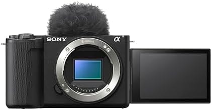 Sony Alpha ZVE10 II - APS-C Interchangeable Lens Mirrorless Content Creators’ Camera - Black - Body Only