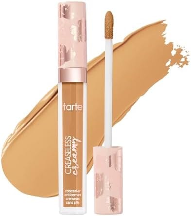 tarte creaseless creamy full-coverage concealer – Waterproof Hydrating Longwear, Niacinamide & Caffeine for covering Dark Circles & Blemishes, Vegan & Cruelty-Free, full size, 36S medium-tan sand