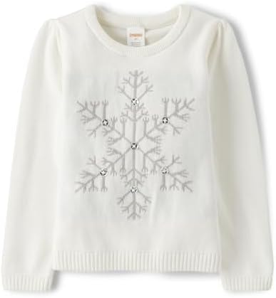 Gymboree Girls and Toddler Long Sleeve Sweaters Shirt, Spice MKT Bird, 8 US