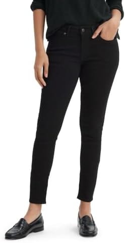 Levi's Women's 711 Skinny Jeans, Soft Black, 30W x 30L