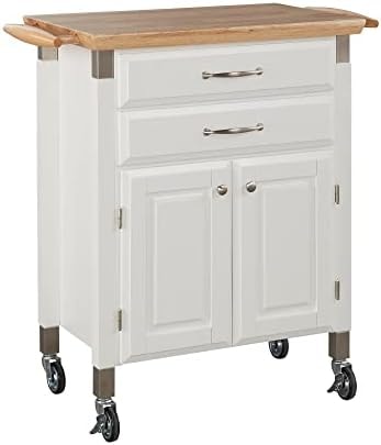 homestyles Dolly Madison Off-White Kitchen Cart