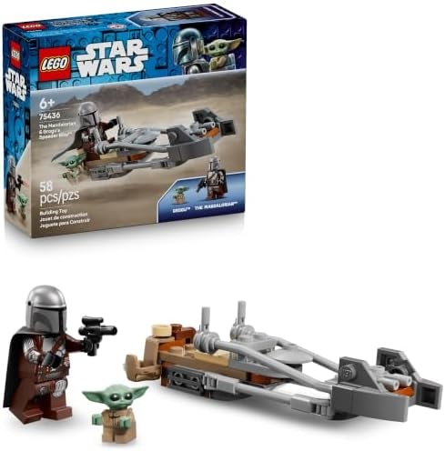LEGO Star Wars The Mandalorian & Grogu’s Speeder Bike 75436