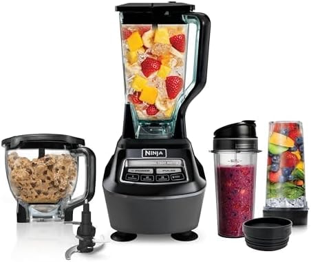 Ninja Mega Kitchen System, 1500W, 72oz Pitcher, 8-Cup, Black, BL770