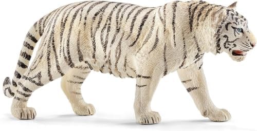Schleich Wild Life - White Tiger Toy Figurine - Kids Ages 3+ | 14731