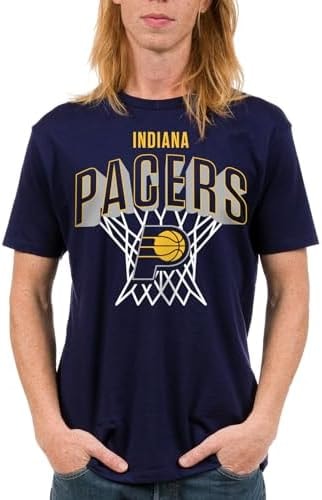 Junk Food NBA - Indiana Pacers Nothing But Net Adult SS T-Shirt Navy