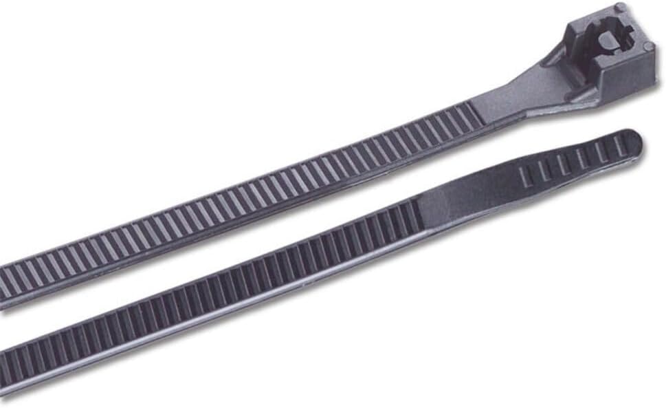 Ancor 199202 Cable Tie, Standard, 4", Black, 25pc