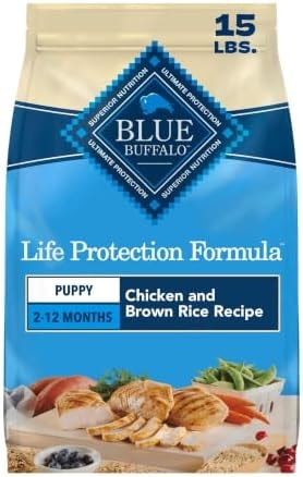 Blue Buffalo Life Protection Formula Chicken Puppy Dry Dog Food, 15 lb