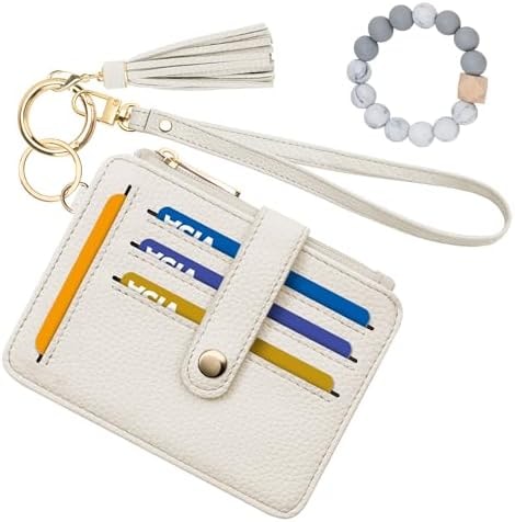 Airkit Keychain Wristlet Wallets for Women, Small Credit Card Holder