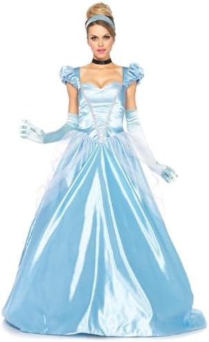 Leg Avenue Women's Classic Cinderella Costume Blue, X-Small