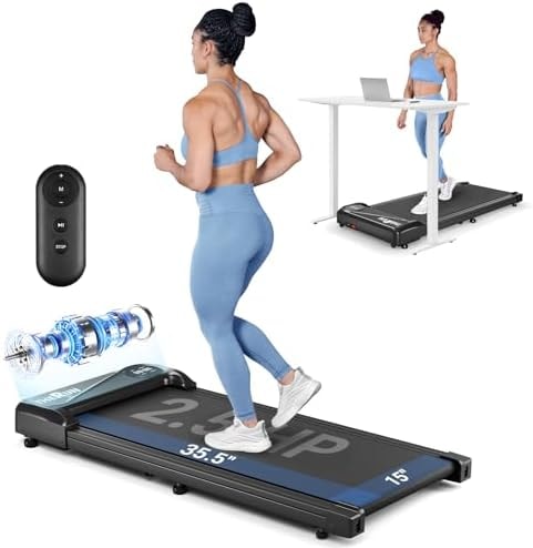 THERUN Walking Pad Under Desk Treadmill for Home/Office Small Walking Pad
