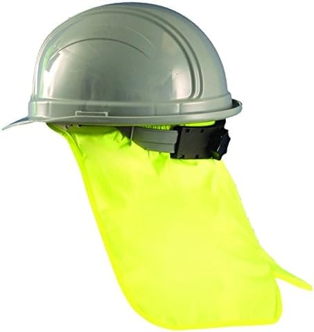 OccuNomix Hard Hat Sun Shade, Clip-On Neck Protector, Yellow
