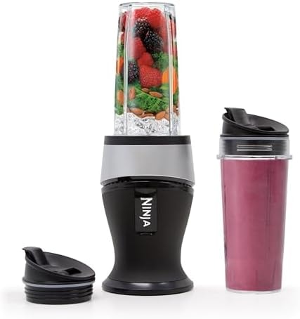 Ninja Fit Compact Personal Blender, 700W, (2) 16oz Cups, QB3001SS