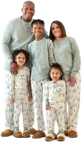 Butterblu Family Jammies Matching Holiday Christmas Pajama Sets, WSP, 12M
