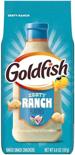 Goldfish Zesty Ranch Flavored Crackers, 6.6 Oz Bag