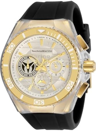 TechnoMarine Men's Cruise California Quartz Watch, Black, TM-118128