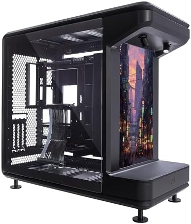Cooler Master MasterFrame 360 Stage LCD ATX PC Case, LCD Display Spotlight