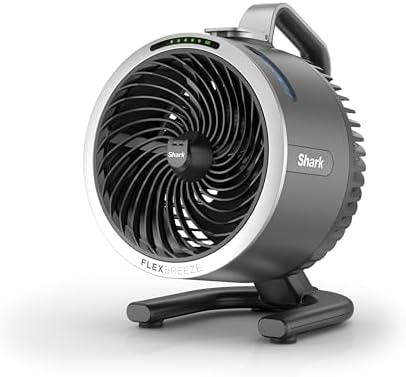 Shark FlexBreeze HydroGo Portable Misting Fan, Grey, FA052