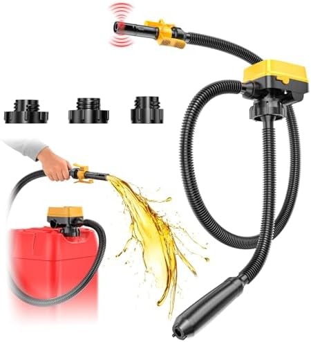Cordless Fuel Transfer Pump Compatible with DeWalt 20V & Milwaukee 18V