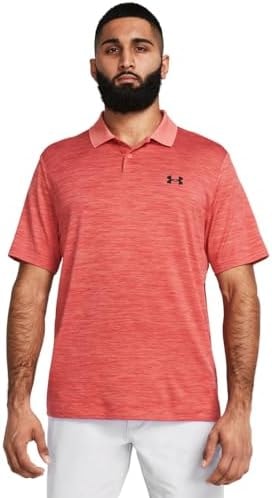 Under Armour Men's Matchplay Golf Polo, 811 Pink, SM