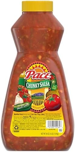 Pace Chunky Medium Salsa, 64 oz Bottle