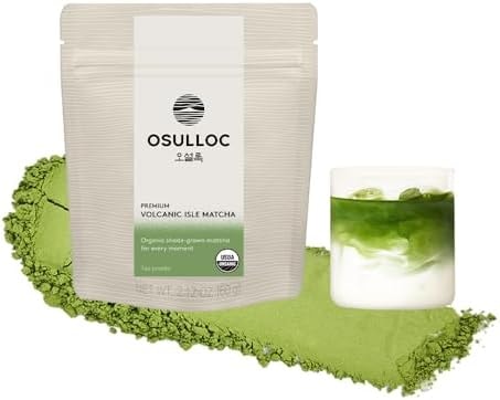 OSULLOC Volcanic Isle Premium Korean Matcha Powder, 60 g