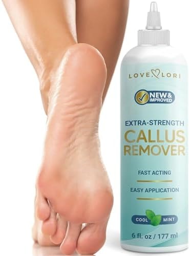 Love Lori Foot Callus Remover Gel Extra Strength Pedicure Tool for Feet 6oz