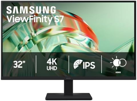 Samsung 32" ViewFinity S7 (S71H) 4K UHD IPS HDR10 High Resolution Monitor