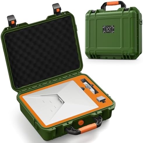 MONOJOY IP67 Waterproof Hard Case for Starlink Mini Dish & Accessories