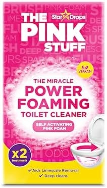 Stardrops The Pink Stuff Miracle Foaming Toilet Powder, 7 Oz