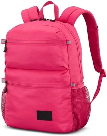High Sierra Everclass Backpack - Travel or Work Laptop Bookbag with 360° Reflectivity, Dual Water Bottle Pockets & Fits Laptops Up To 15.6”, One Size, ELECTRIC FUCHSIA