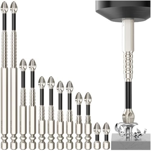 High Magnetic Screwdriver Drill Bit Set - 12Pcs