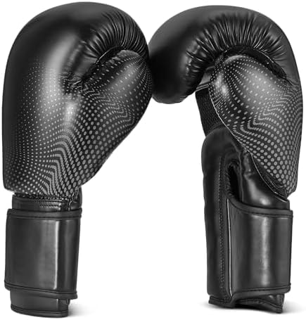 Amazon Basics Boxing Gloves for Men & Women, Sparring, Training, Muay Thai, Kickboxing, MMA, 12 oz