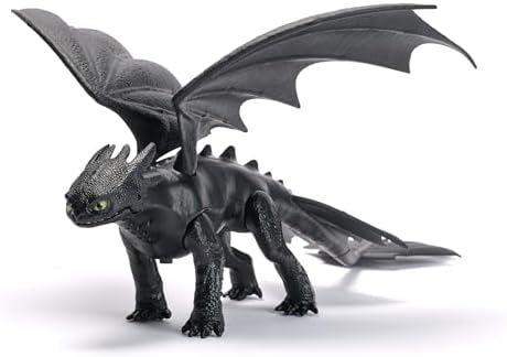 DreamWorks Dragons Plasma Sounds Night Fury Action Figure Dragon Toy