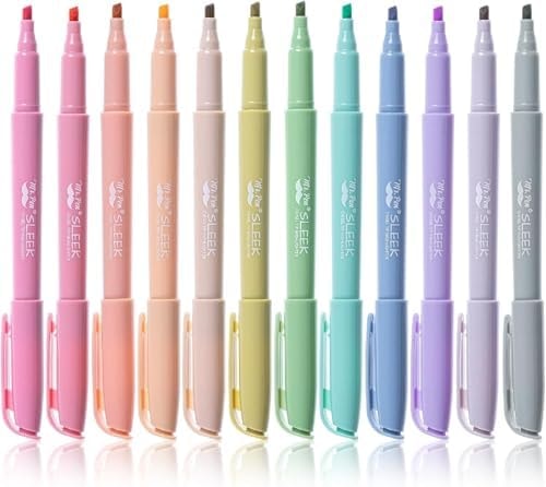 Mr. Pen- Highlighters, 12 Pack, Earthy Colors, Chisel Tip, Quick-Dry
