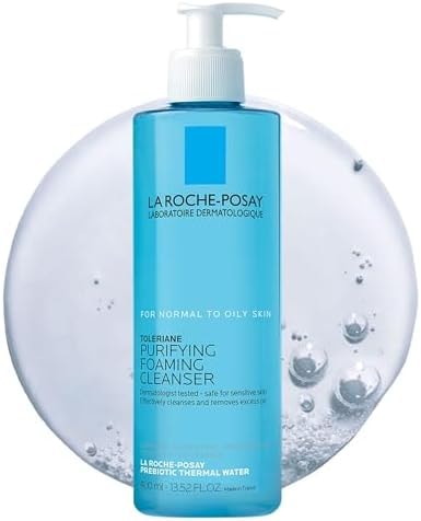 La Roche-Posay Toleriane Purifying Foaming Facial Cleanser, 13.52oz