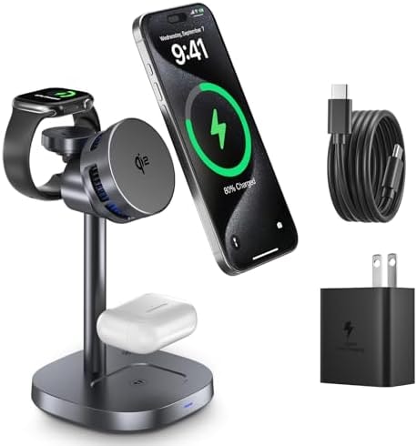 3-in-1 Magnetic Wireless Charging Stand
