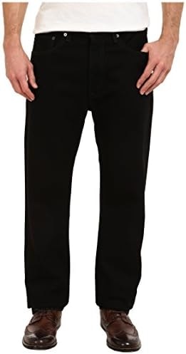 Levi's Men's 505 Regular Fit Jeans (Also Available in Big & Tall), Black-Discontinued, 40W x 38L
