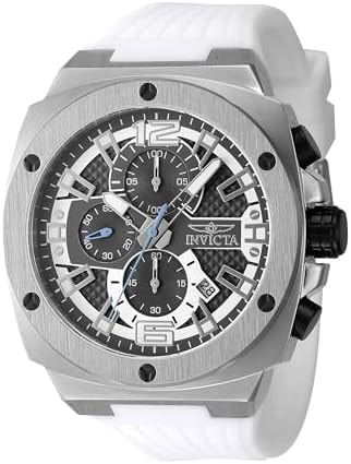 Invicta Invicta Racing Men 47mm Stainless Steel Black + Steel Grey dial VD57 Quartz