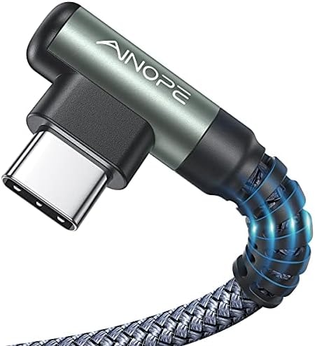 AINOPE USB A to USB C Cable 6.6FT 2 Pack Type C Charger Fast Charging Cord