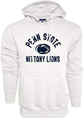 NCAA Penn State Nittany Lions Mens Hoodie Line Up Secondary Color, Penn State Nittany Lions White, Medium